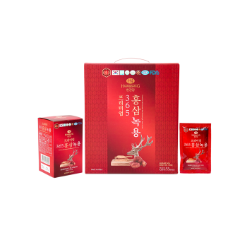 Nước uống hồng sâm nhung hươu 365 – 60 gói x 70ml