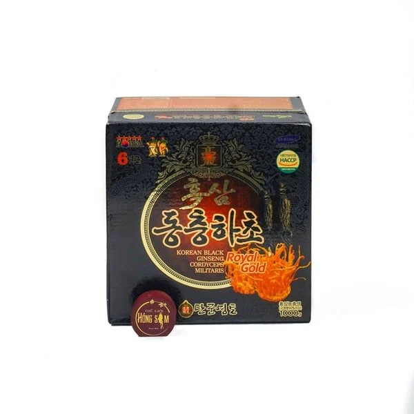 Cao Hắc Sâm Đông Trùng Hạ Thảo Kanghwa Hàn Quốc 1000g (Hũ)