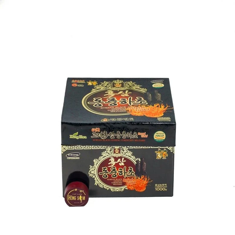 Cao Hắc Sâm Đông Trùng Hạ Thảo Kanghwa Hàn Quốc 1000g (Hũ)